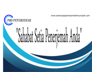 Jasa Penerjemah tersumpah
