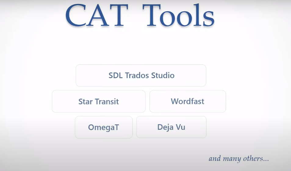 Banyak program CAT Tools gratis dan berbayar