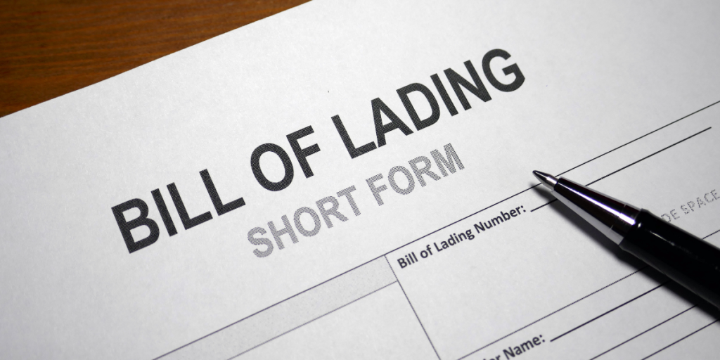 dokumen untuk ekspor, bill of lading