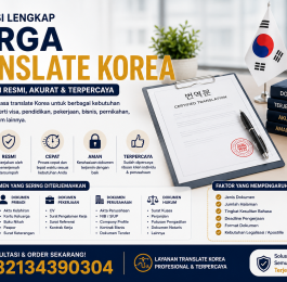 Harga Translate Korea