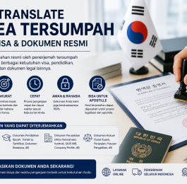 jasa translate tersumpah korea