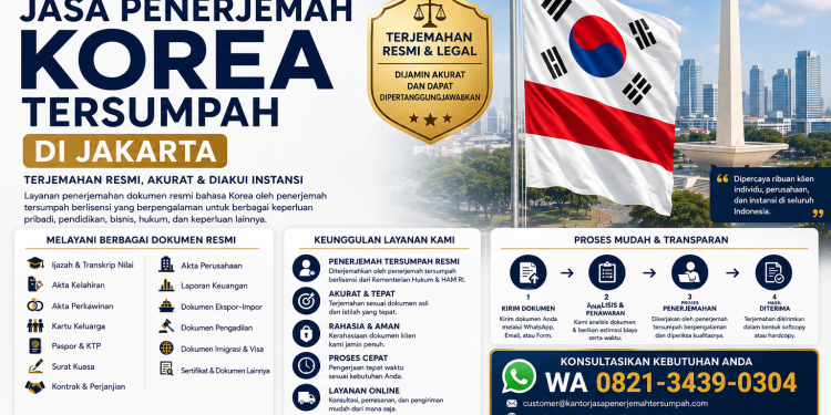 Penerjemah Korea di Jakarta